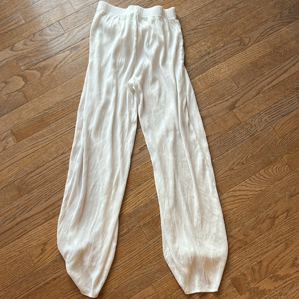 Kona Sol White Swim Coverup Pants - Picture 8 of 10